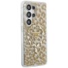 GUESS futerał do SAMSUNG S26 Ultra GUHMS26LHLEGTGLW (Magnetic IML Leopard Print Triangle) brązowy